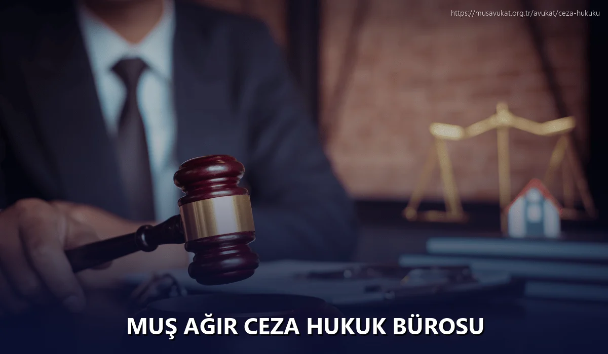 Muş Ağır Ceza Hukuk Bürosu